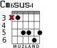 Cm6sus4 for guitar - option 2