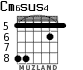 Cm6sus4 for guitar - option 3