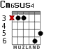 Cm6sus4 for guitar - option 1
