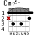 Cm75- for guitar - option 3