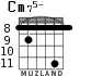 Cm75- for guitar - option 5