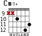 Cm7+ for guitar - option 7