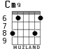Cm9 for guitar - option 5