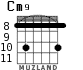 Cm9 for guitar - option 6