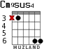 Cm9sus4 for guitar - option 2
