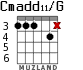 Cmadd11/G for guitar - option 3