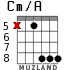 Cm/A for guitar - option 3