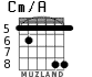 Cm/A for guitar - option 4