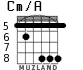 Cm/A for guitar - option 5