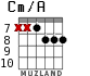 Cm/A for guitar - option 6
