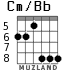 Cm/Bb for guitar - option 4