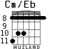 Cm/Eb for guitar - option 5
