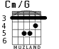 Cm/G for guitar - option 1