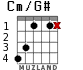 Cm/G# for guitar - option 2