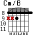 Cm/B for guitar - option 4
