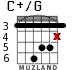 C+/G for guitar - option 4