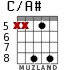 C/A# for guitar - option 6