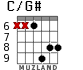 C/G# for guitar - option 6