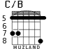 C/B for guitar - option 4