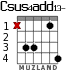 Csus4add13- for guitar - option 2