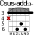 Csus4add13- for guitar - option 4