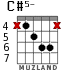 C#5- for guitar - option 2