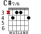 C#7/6 for guitar - option 1