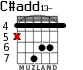 C#add13- for guitar - option 2