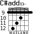 C#add13- for guitar - option 3
