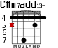 C#m7add13- for guitar - option 2