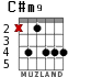C#m9 for guitar - option 2