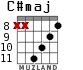 C#maj for guitar - option 4