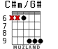 C#m/G# for guitar - option 3