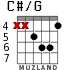 C#/G for guitar - option 1