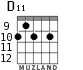D11 for guitar - option 1