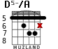 D5-/A for guitar - option 2
