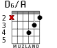D6/A for guitar - option 2