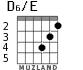 D6/E for guitar - option 2