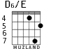 D6/E for guitar - option 3