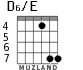 D6/E for guitar - option 4