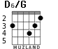 D6/G for guitar - option 3