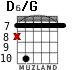 D6/G for guitar - option 6