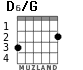 D6/G for guitar - option 1