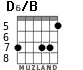 D6/B for guitar - option 5