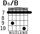 D6/B for guitar - option 6