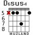 D6sus4 for guitar - option 3