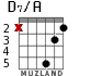 D7/A for guitar - option 2
