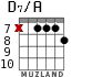 D7/A for guitar - option 6