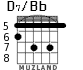 D7/Bb for guitar - option 4