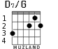 D7/G for guitar